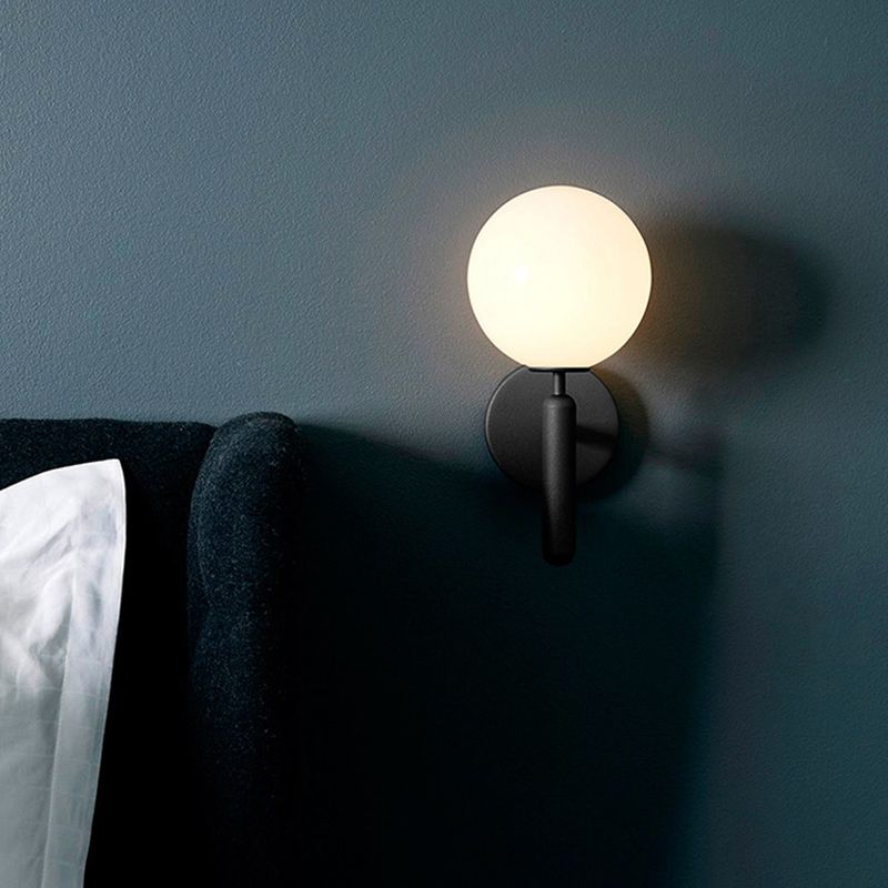 Kugel Treppe Wandleuchte Glaglas Single-Bulb Einfacher Stil Wandleuchte Beleuchtung