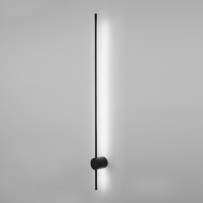Iluminación de apliques de pared lineal de metal de estilo moderno de pared LED montada en pared