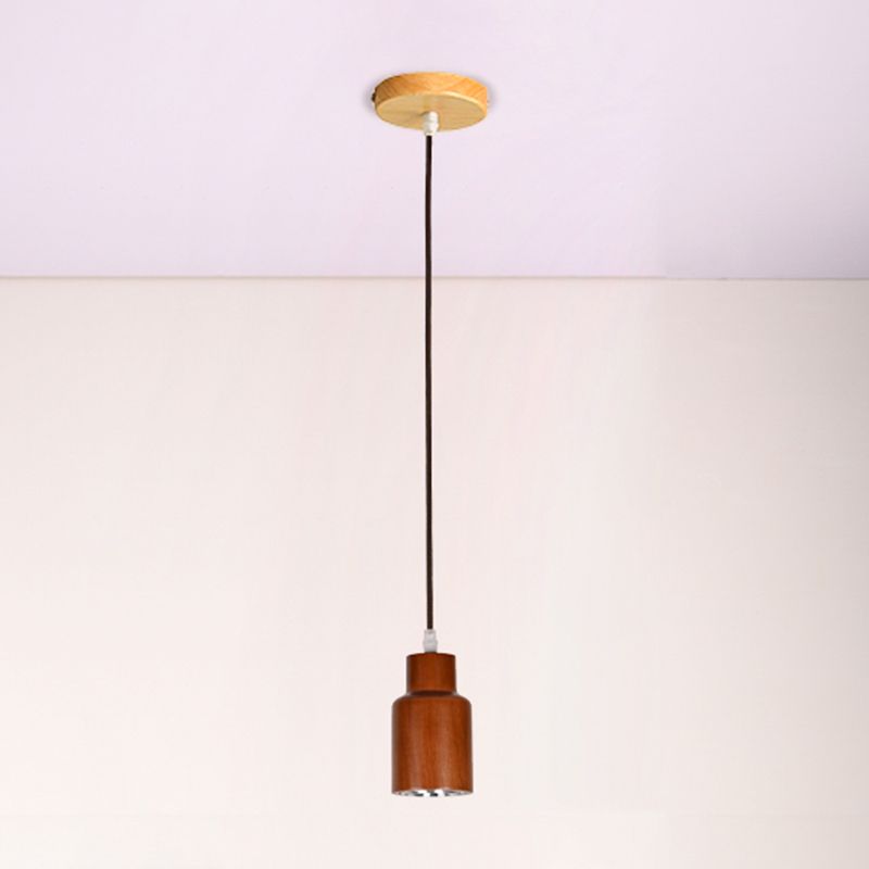 Pendentif en forme géométrique Light Nordic Wood suspension pour le salon