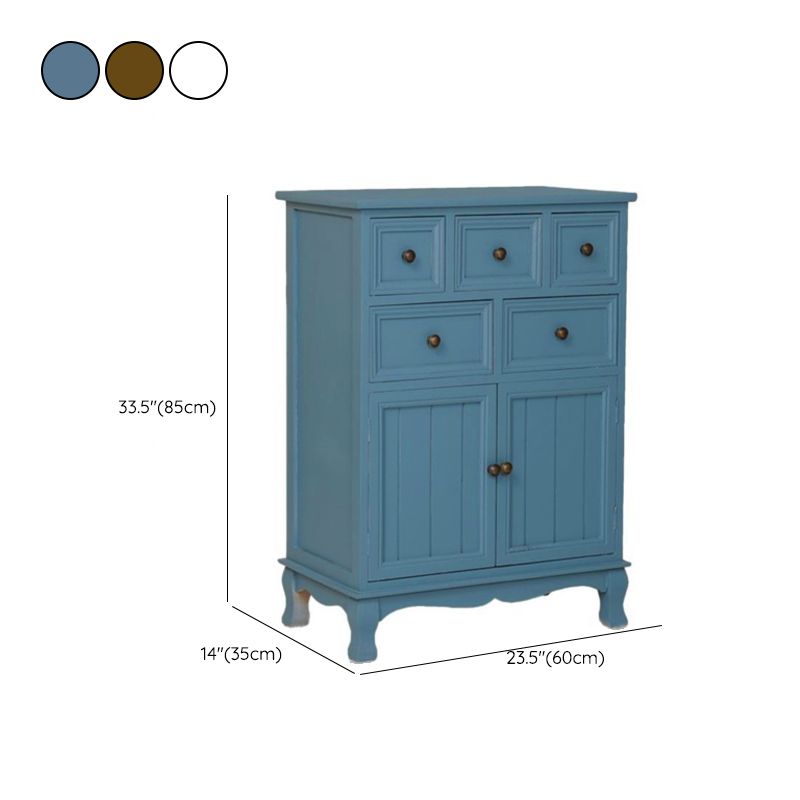 13.65-inch Width Storage Chest Coastal Solid Wood Storage Chest Dresser