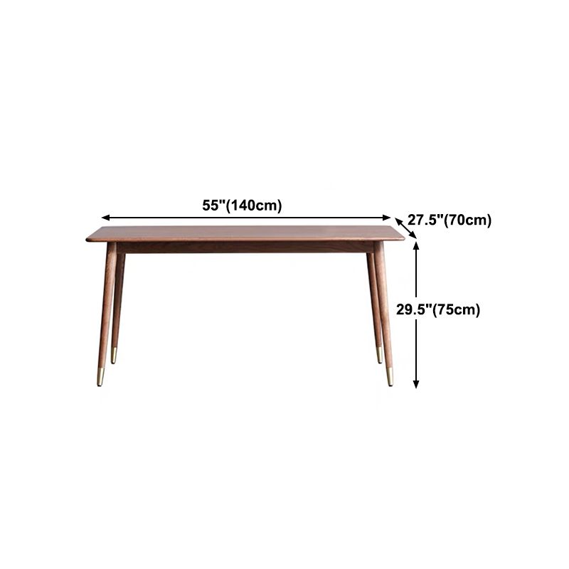 Rectangle Shape Kitchen Table Luxury Dining Room Desk with 4 Legs