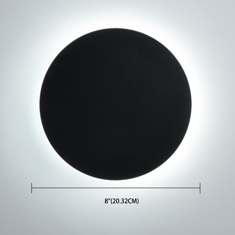 Acryl runde Schatten Wandleuchte modern