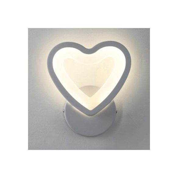 Simple Triangle/Oval/Teardrop Wall Sconce Light Acrylic LED Corridor Wall Light Fixture in Warm/White