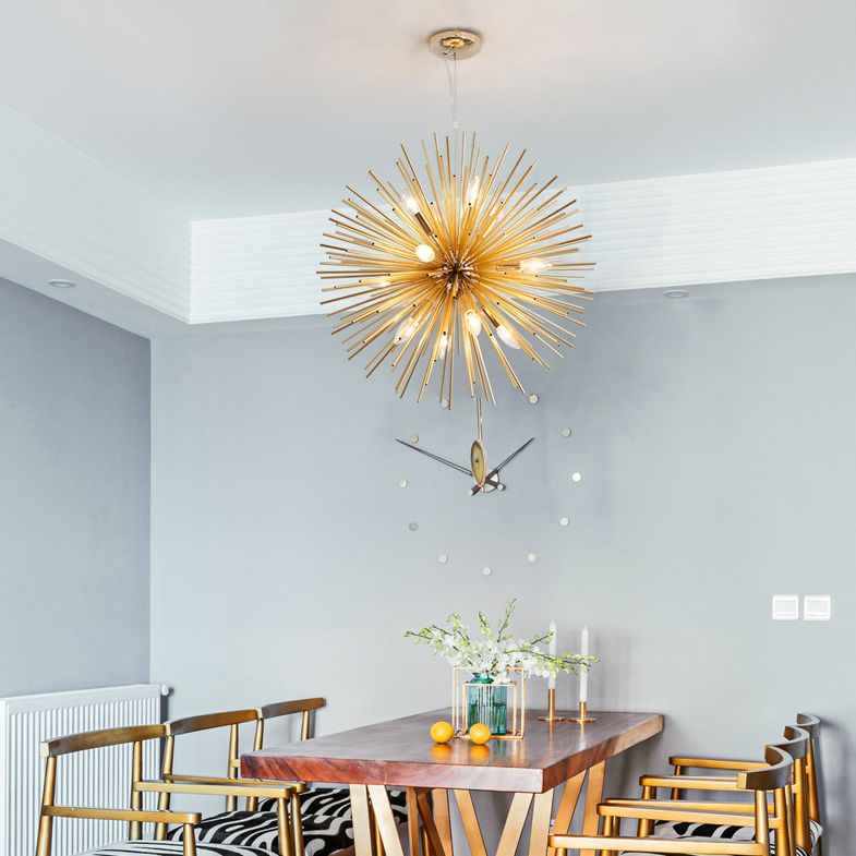 Lampada il lampadario del dente di dente di dente di dente di dente di dente di dente di illuminazione a sospensione in metallo