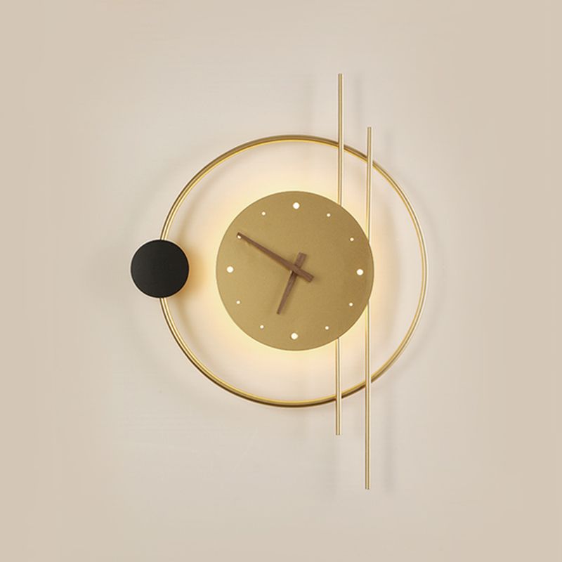 Geometry Shape Metal Wall Lighting Ideas Modern Style Wall Mounted Light Fixtures