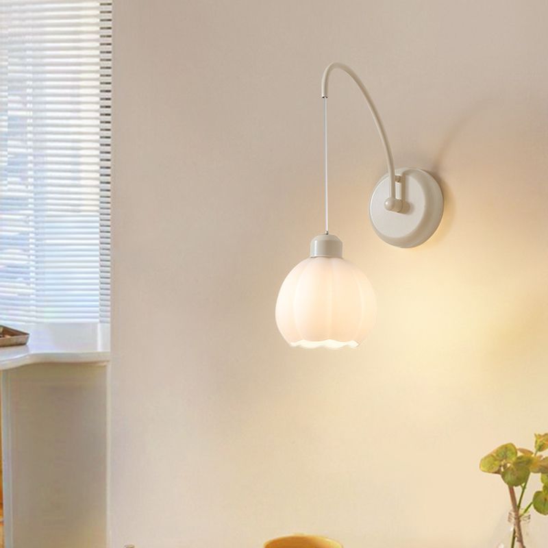Unique Shape Wall Light Sconces Modern 1 Light Wall Lighting Fixtures for Bedroom