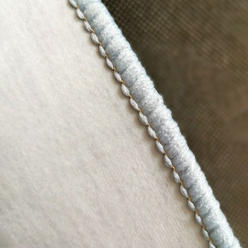 Modern Color-Blocked Area Rug Pink Cotton Blend Carpet Non-Slip Rug for Home Decor