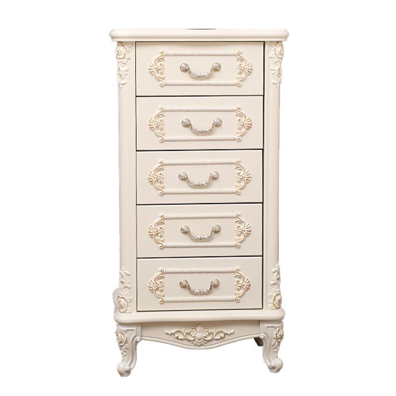 Traditional Vertical Lingerie Chest Wood Storage Bachelor Chest for Bedroom