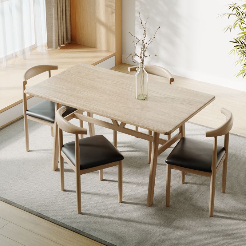 Rectangle Dining Table Medium Density Fiberboard Table for Dining Room
