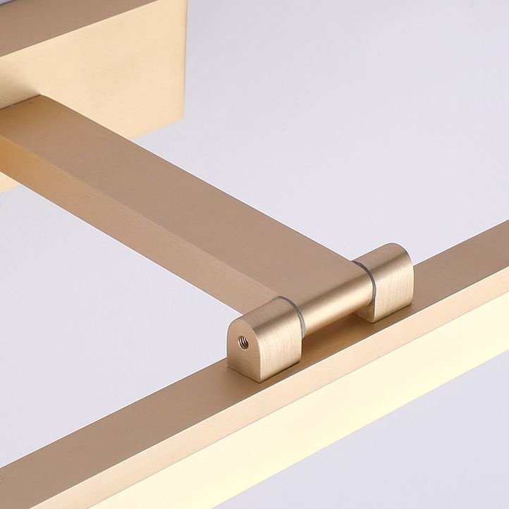 Modern Simple Mirror Cabinet Bathroom Wall Lights Metal Linear LED with Swivel Lamp Head Ambient Vanity Light