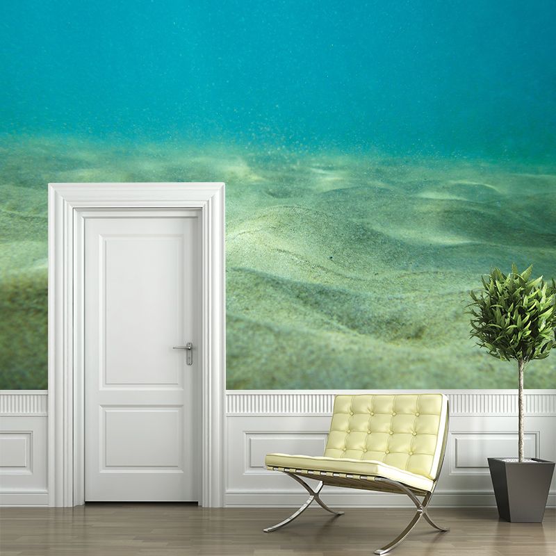 Underwater Photography Modern Wallpaper Environmental Living Room Wallpaper