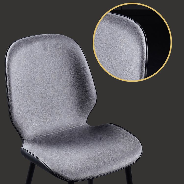 Chaise d'appoint scandinave pour salle de conférence, finition rembourrée mate, chaises de salle à manger Parsons