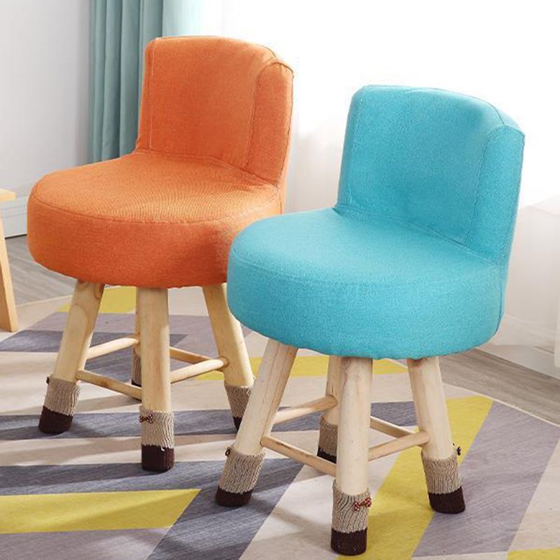 Parsons Chair Armless Solid Wood Frame Chair for Living Room and Bedroom