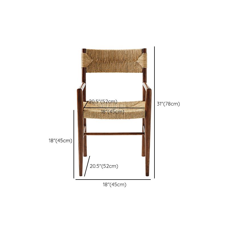 Contemporary Low Back Armless Bar Stool with Ash Solid Wood Base