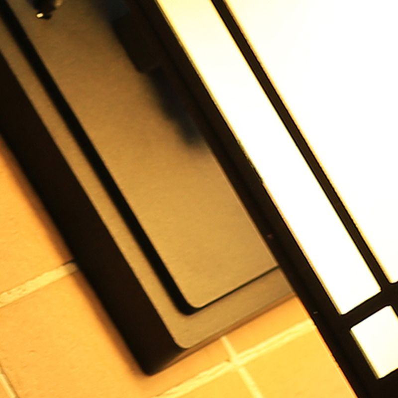 Modern Simple Aluminum Wall Light Rectangle Shape Wall Lamp for Outdoor