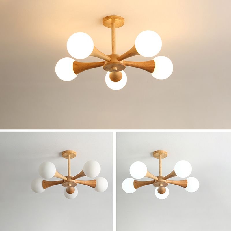 Modern Chandelier Pendant Lamp Multi-Head Chandelier Light Fixtures for Living Room