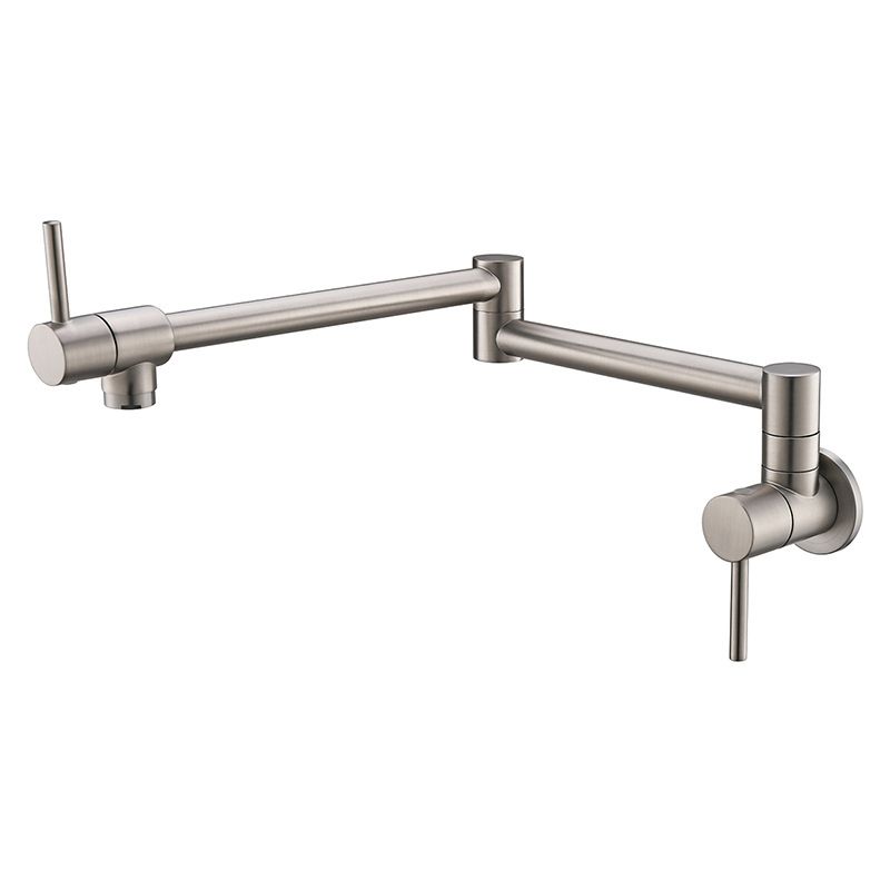1-Handle Faucet 1-Hole Touchless Single Level Low Profile Pot Filler Kitchen Faucet