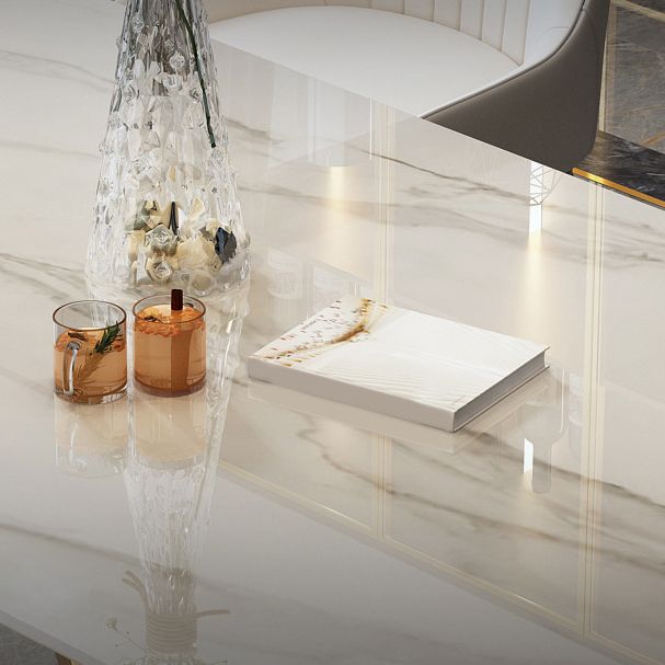 Minimalist 1/2/6/7 Pieces Furniture Stone Rectangle Dining Chairs Set for Home