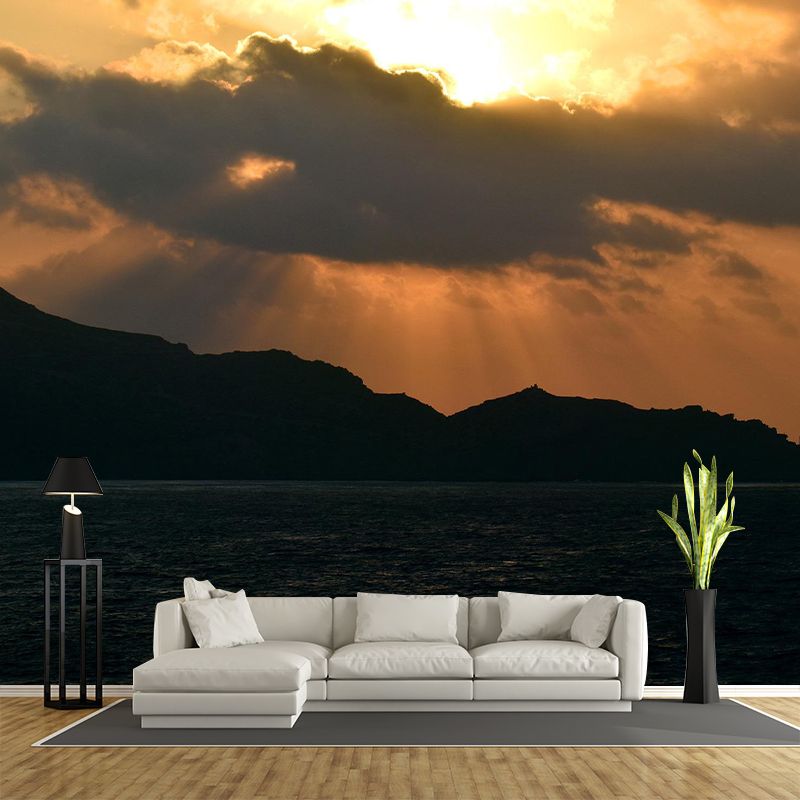 Customized Beautiful Cloud Mural Mildew Resistant for Living Room Decoration