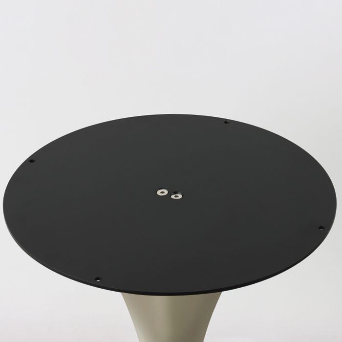 Ronde tulpen moderne eettafel witte toon vaste tafel met sinteren steen