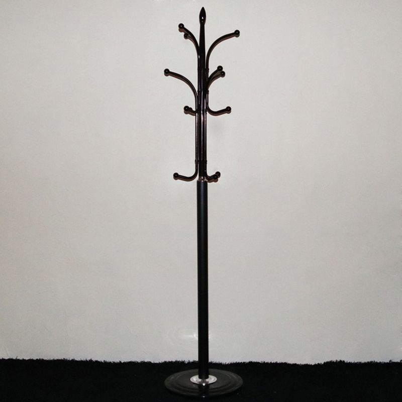 Entry Hall Tree Industrial Wood Free Standing Hallway Coat Hanger