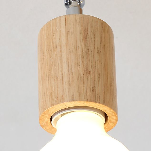 Contemporary Wall Lamp Wooden Wall Vanity Lights for Powder Room