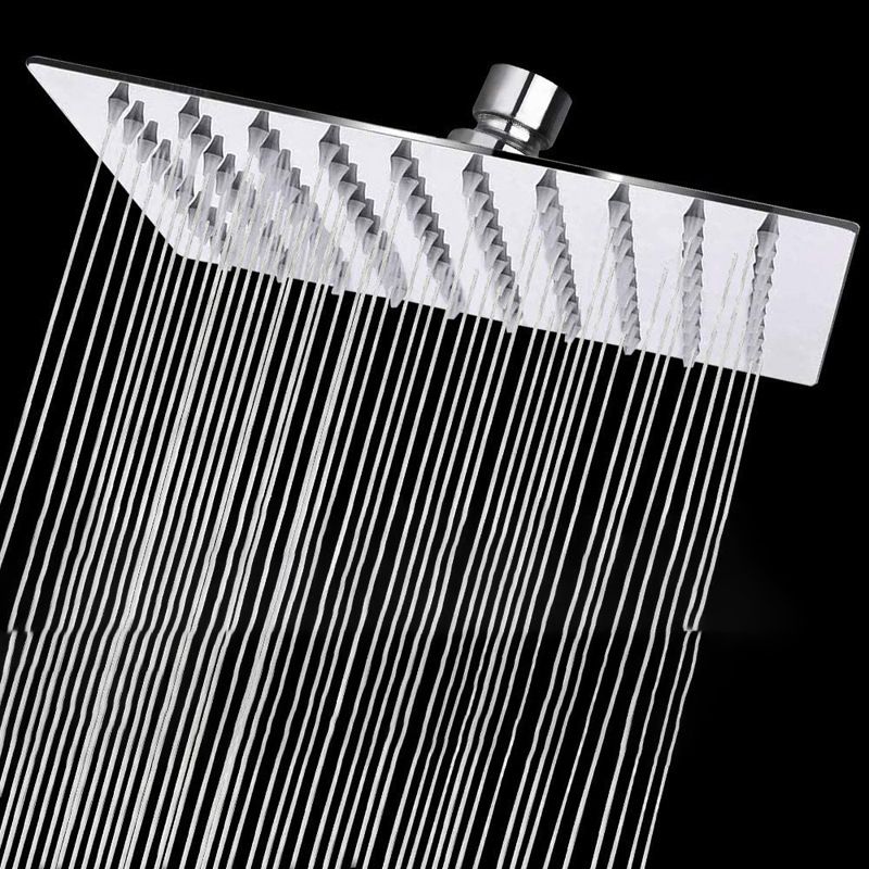 Traditional Dual Shower Head Square Wall Mounted Dual Shower