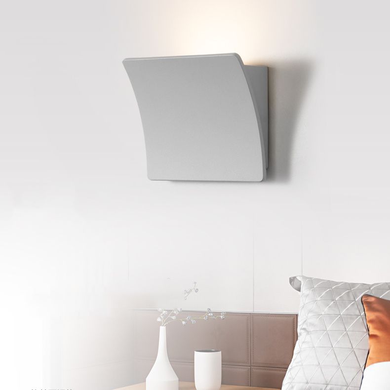 Quadratische Schatten Metall Wandleuchte modern