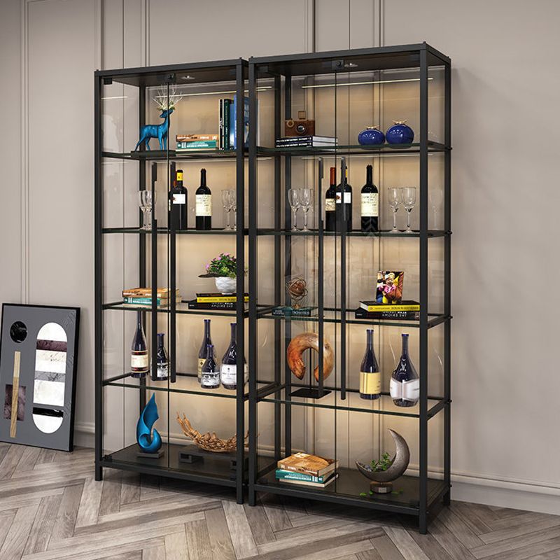 Luxury Floor Wine Bottle Rack Metal Bottle Holder for Living Room