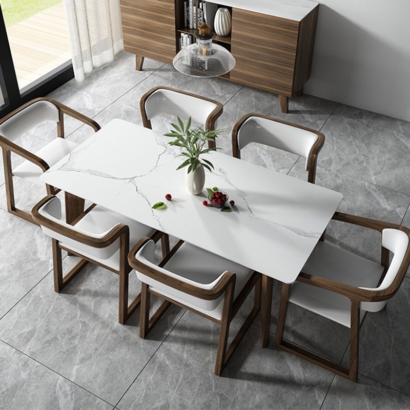 Chaises d'appoint rembourrées de style scandinave, chaise de salle à manger à dossier ouvert pour un usage domestique
