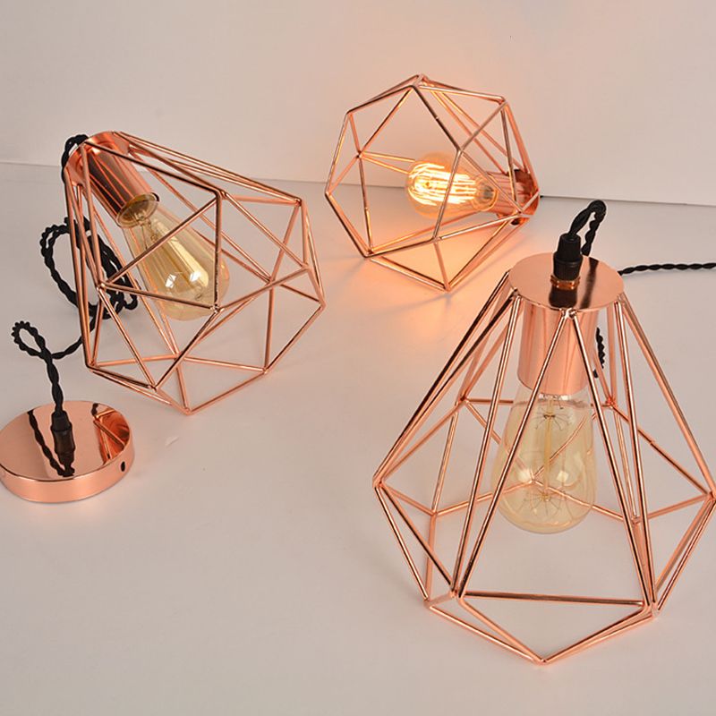 Diamond Cage colgante Luz de techo