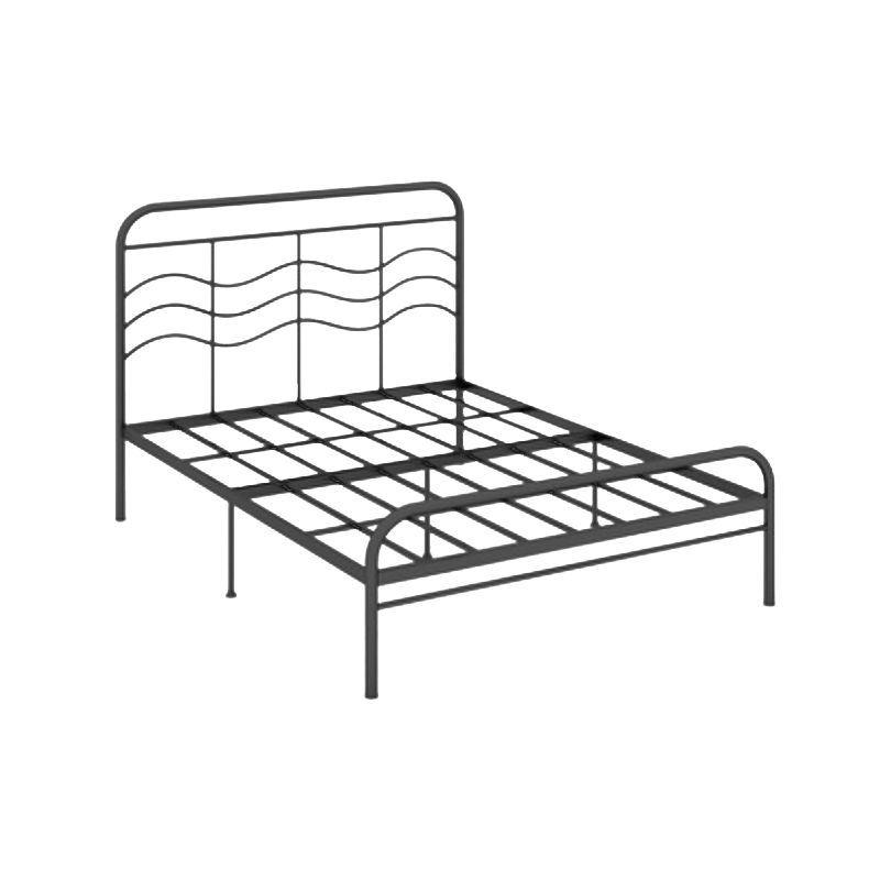 Modern and Contemporary Metal Open-Frame Headboard Princess Bed