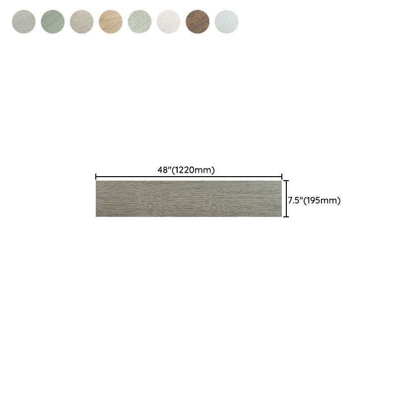 Non-fading Outdoor Flooring Rectangle Modern Style Smooth Waterproof Nail Flooring