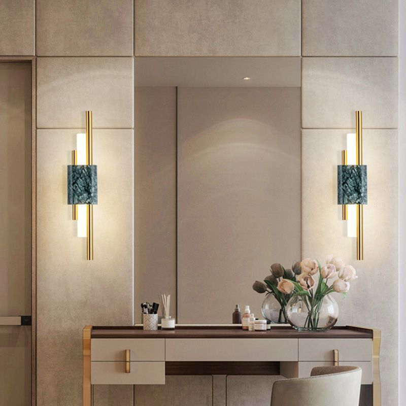 Cylinder Wall Mounted Lamp Postmodern Simplicity Acrylic Wall Mount Lamp for Living Room