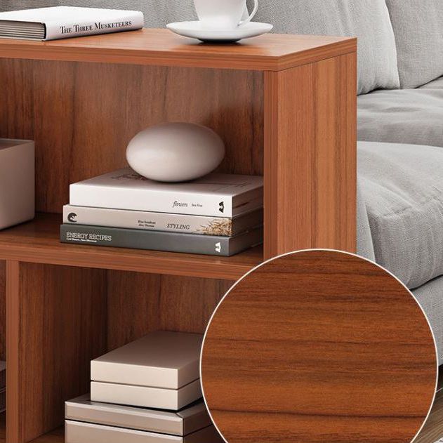 Closed Back Bookshelf Engineered Wood Bookcase for Study Room