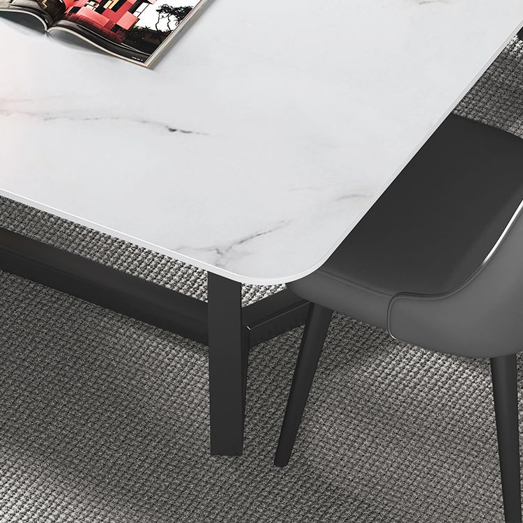 Modern 1/2/5/7 Pieces Rectangle Dining Set Sintered Stone Dining Table Set