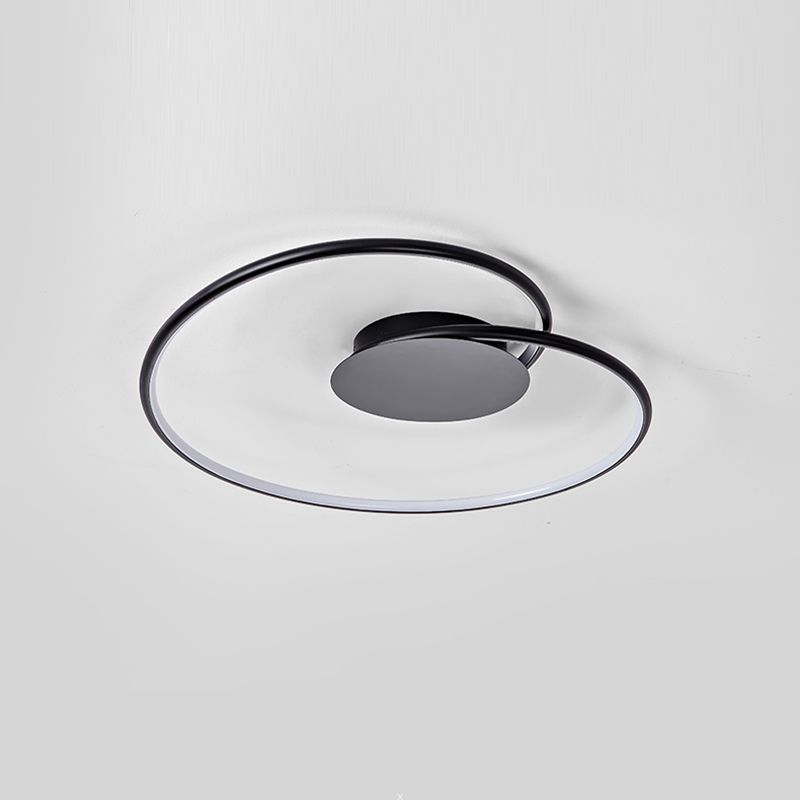 Creative Contemporary Flush Mount Lamp Acrylic Shade LED Lamp for Bedroom