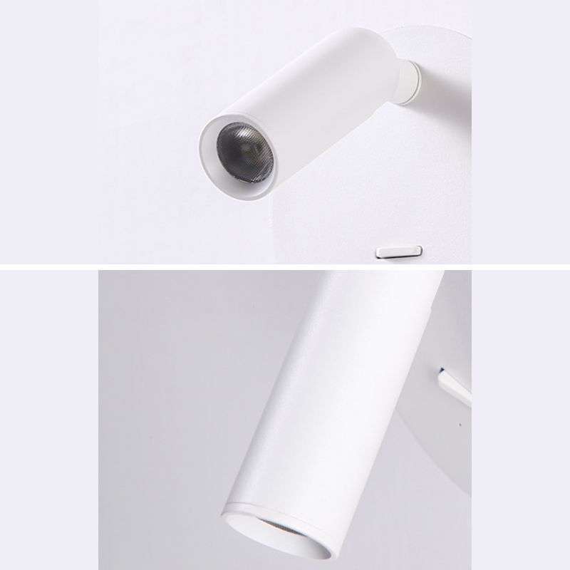 Modern Tubes Sconce Light Fixtures Metal 1 Light Wall Sconces