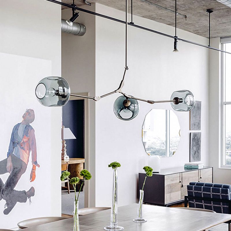 Global Branch Chandelier Modern Chandelier Lights Metal 3 Light Chandelier Lamp