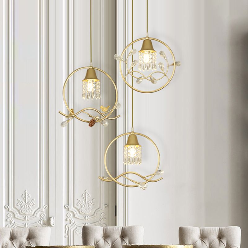 3 lampadine Crystal Multi Light Tipante MODER MODER GOLD CILINDRICA CAMPA LAMPAGGIO KIT LAMPAGGIO