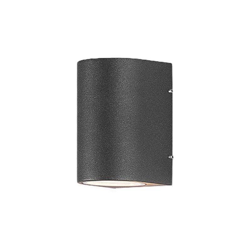 Cylinder 1 - Light Wall Lighting Fixture Aluminum Wall Sconce in Black