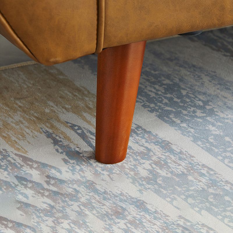Faux Ledersofa ausgestoßen Armknopf getuftet lose Rückensofa für Wohnzimmer