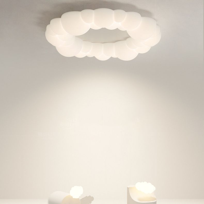 White LED Ceiling Light Modernism Flush Mount Lighting for Foyer Kitchen