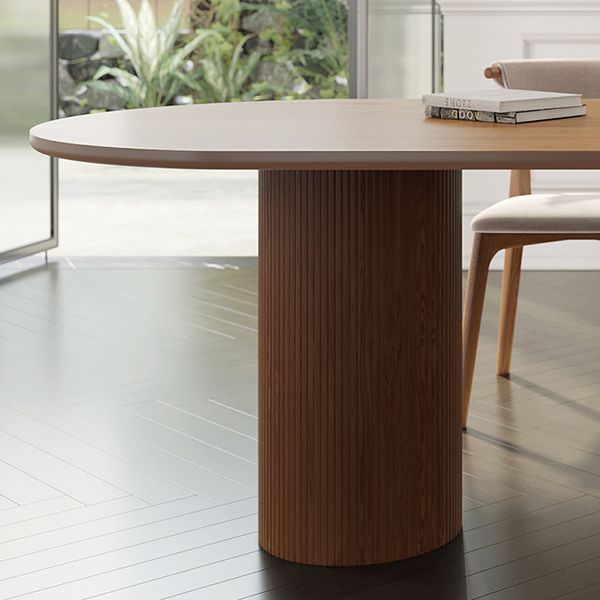 Mesa de comedor de estilo moderno colección de comedor de madera maciza de pino para interiores