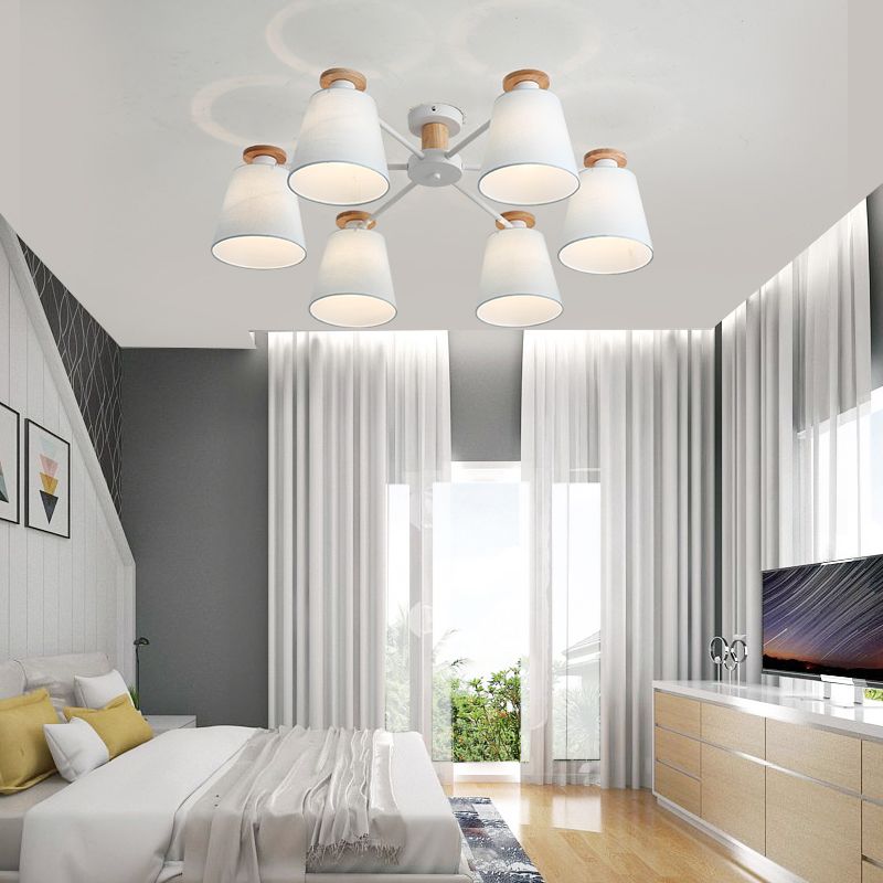 Lámpara de techo múltiple de estilo cilíndrico de estilo moderno