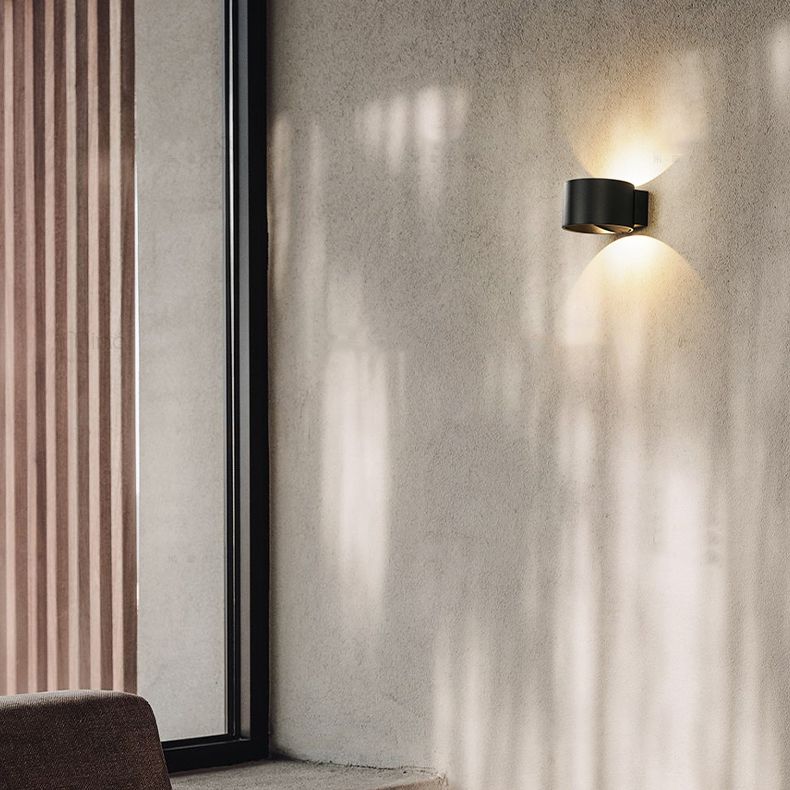 2 lumières en métal éclair