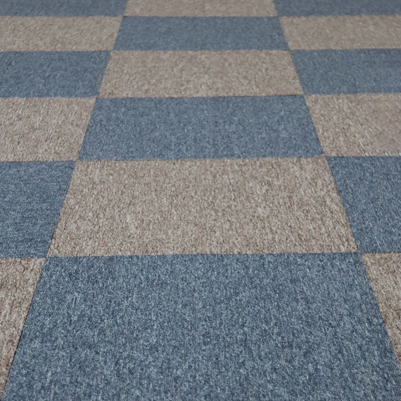 Indoor Carpet Floor Tile Level Loop Non-Skid Fire Resistant Living Room