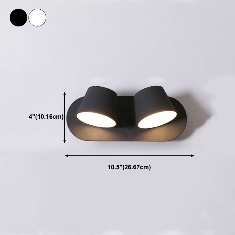 Tombra geométrica Discina de pared de metal Moderia Multi luces Multi Luz de pared Luz