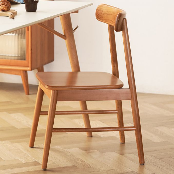 Modern Fixed Dining¬†Room¬†Table¬†Set Solid Wood Top Kitchen Dining Furniture with 4 Legs Base