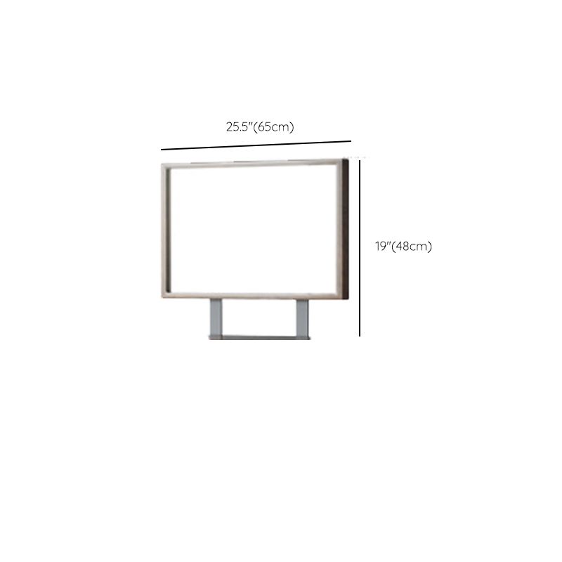 3 Drawers Mirrored Makeup Table Solid Wood Vanity Desk Stool Set